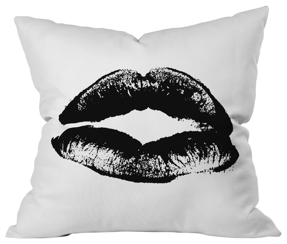 Rebecca Allen Levres Throw Pillow