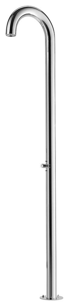 "Club" Free Standing Shower Column, Self-closing ADA Metered Push Valve