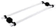 Pacific Grove 24" Back to Back Shower Door Towel Bar, Matte Black