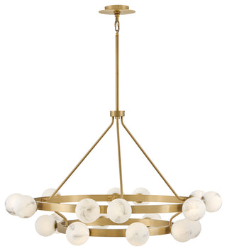 Fredrick Ramond Selene Chandelier, Lacquered Brass, Large