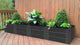 Weathered Wood 2" Tool Free, 2Ft: 2x8x16.5' Garden Raised Bed