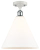 Innovations 516-1C-WPC-GBC-121-LED 1 Light Semi-Flush Mount