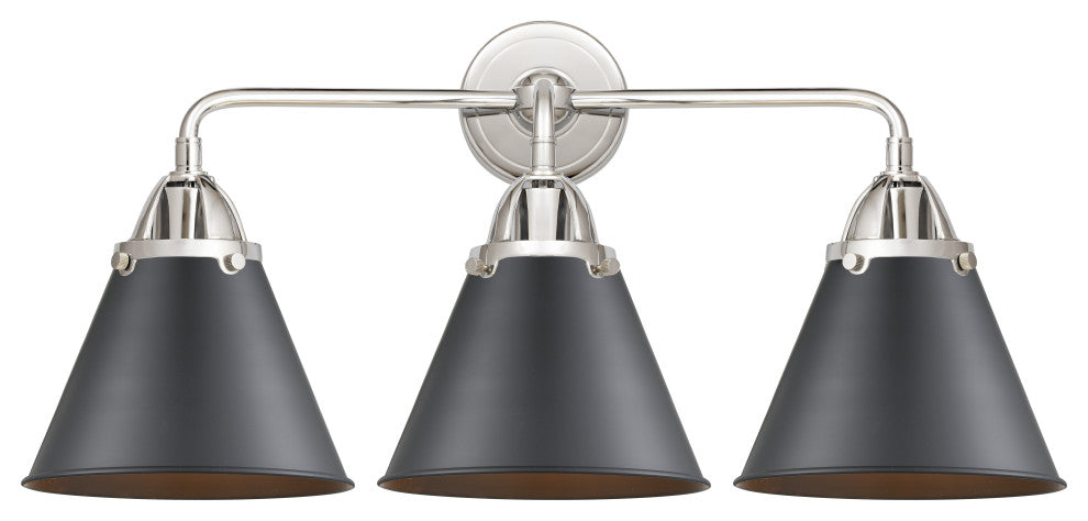 Innovations 288-3W-PC-M13-BK-LED 3 Light Vanity Light, Polished Chrome