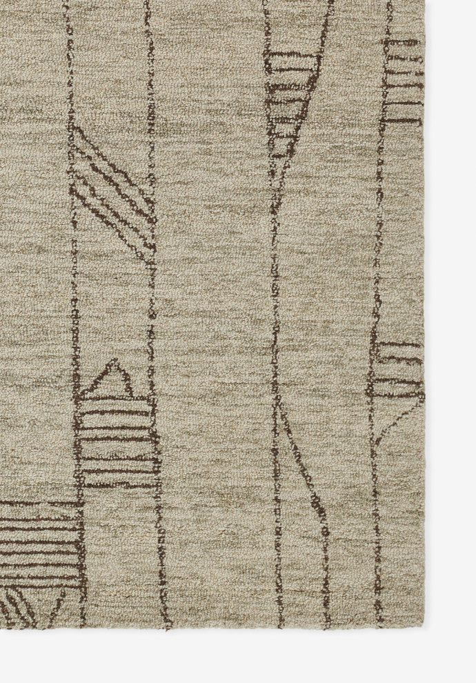 Momeni Teppe Hand Tufted Wool Grey Area Rug 2'3" X 8' Runner