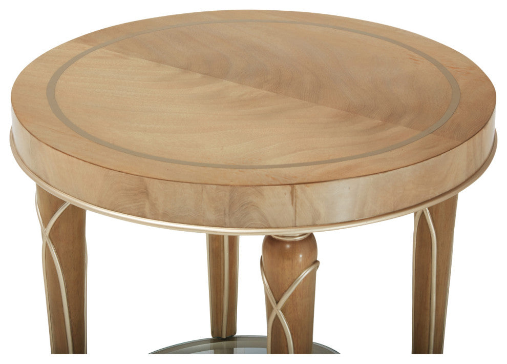 Villa Cherie End Table - Caramel