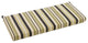 45"x19" Outdoor Spun Polyester Loveseat Cushion, Eastbay Onyx