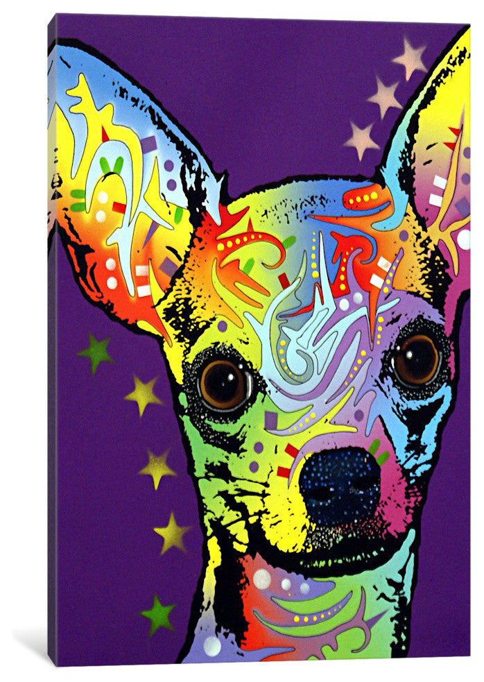 "Chihuahua ll" by Dean Russo, 40x26x1.5"