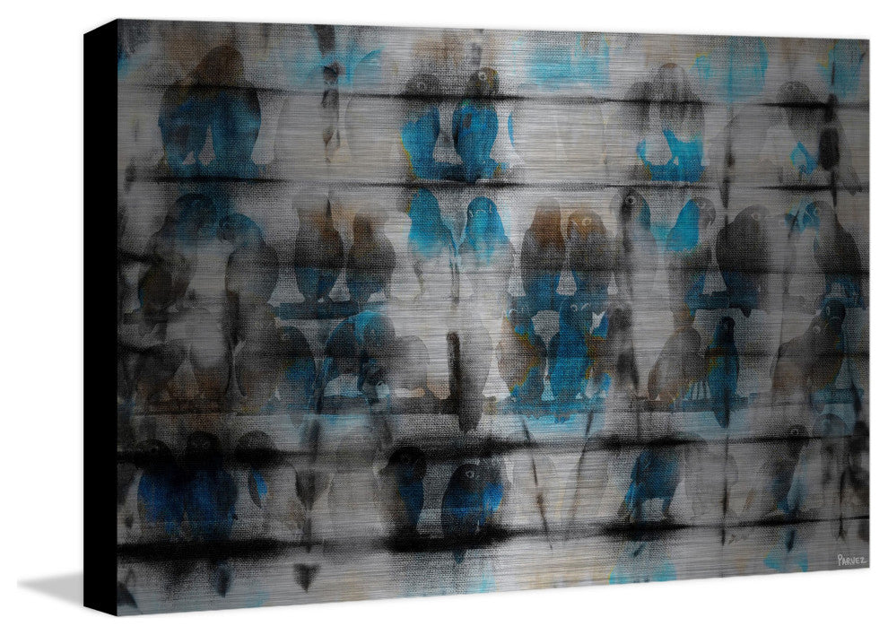 "Can You Hear Us" UV Ink Print on Brushed Aluminum, 60"x40"
