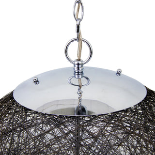 3-Light Chrome Chandelier