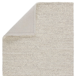 Jaipur Living Braiden Handmade Solid Area Rug, Cream/Light Gray, 10'x14'