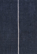 Linja Solid Centre Stripe Machine-Washable Area Rug, 4 X 6