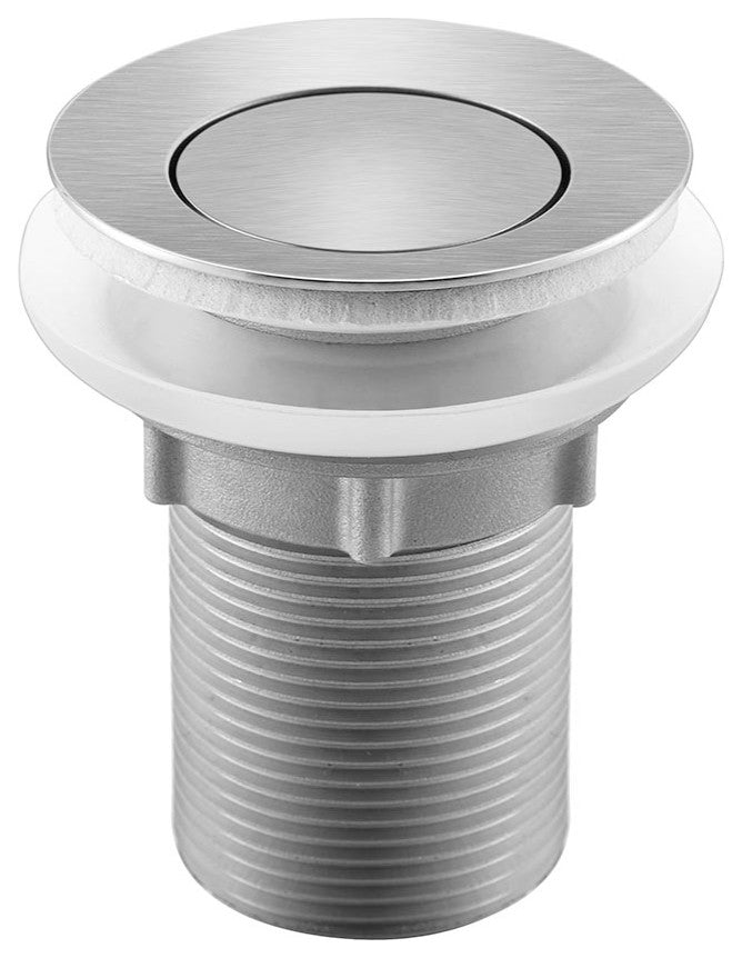 Solid Stainless Steel Pop-Up Drain With Overflow