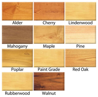 3 5/8"W x 3 5/8"H x 11/16"P Kent Rosette, Cherry