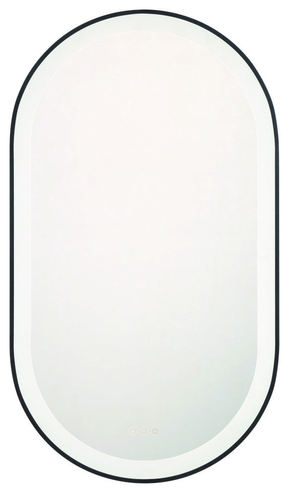 Sara 42" LED Mirror, Black