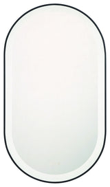 Sara 42" LED Mirror, Black