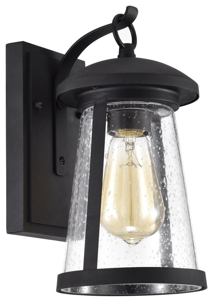 CHLOE Lighting CH2S215BK11-OD1 FREYA Transitional Black Outdoor Wall Sconce