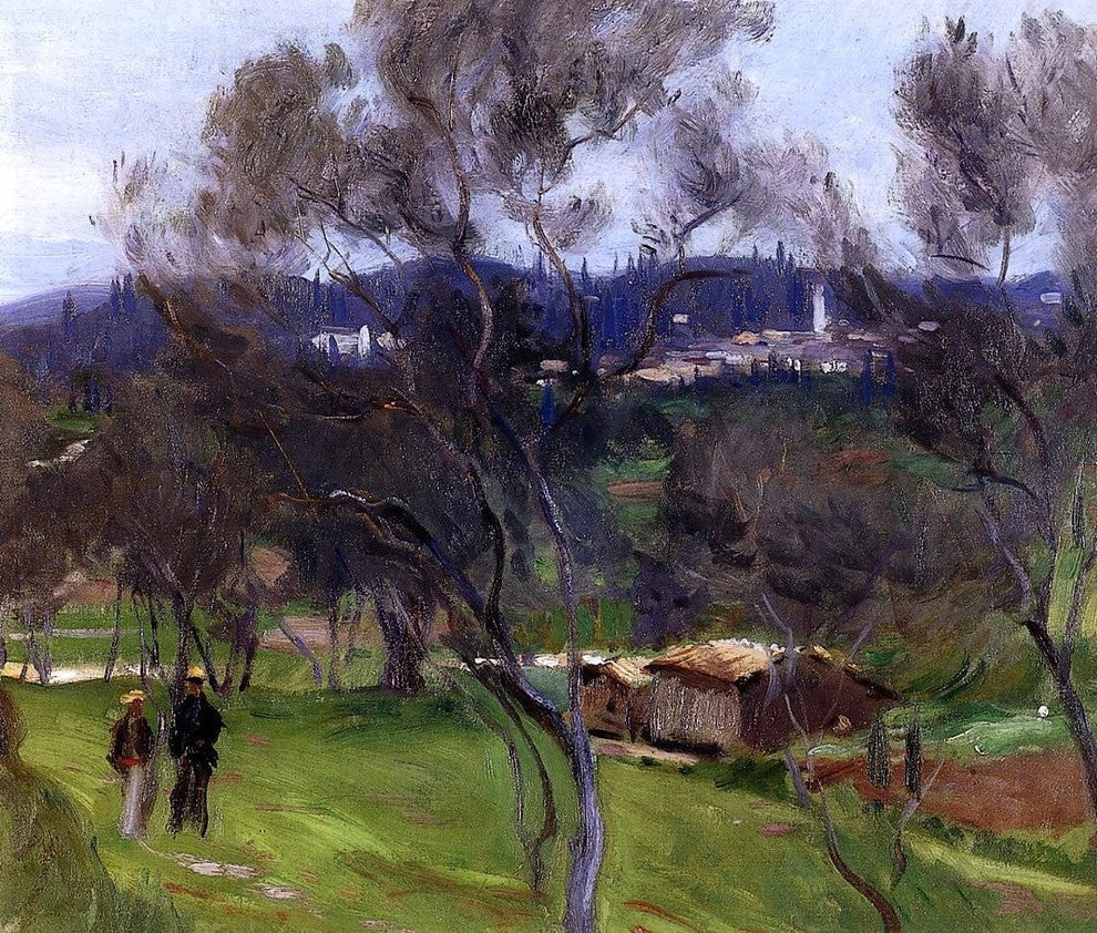 John Singer Sargent Olive Trees Corfu Wall Decal
