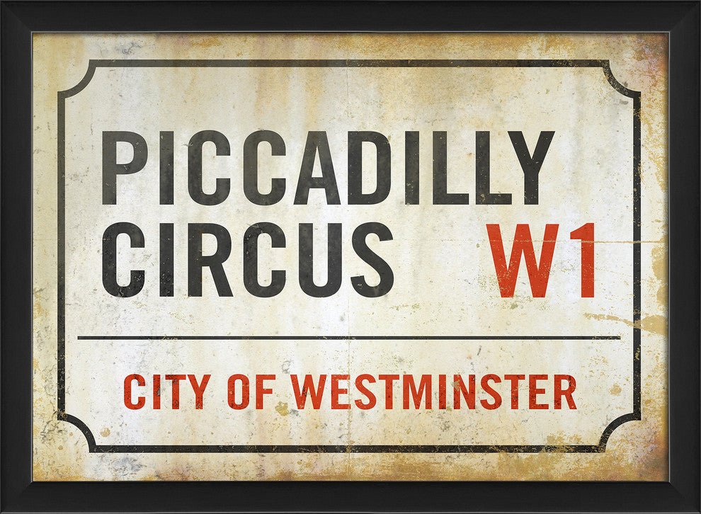 Piccadilly Circus Sign Print