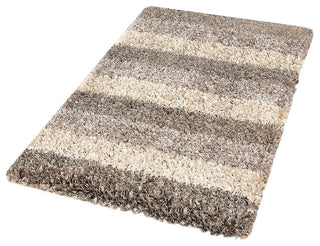 Taupe Modern Non Slip Washable Bathroom Rug, Lounge, Medium