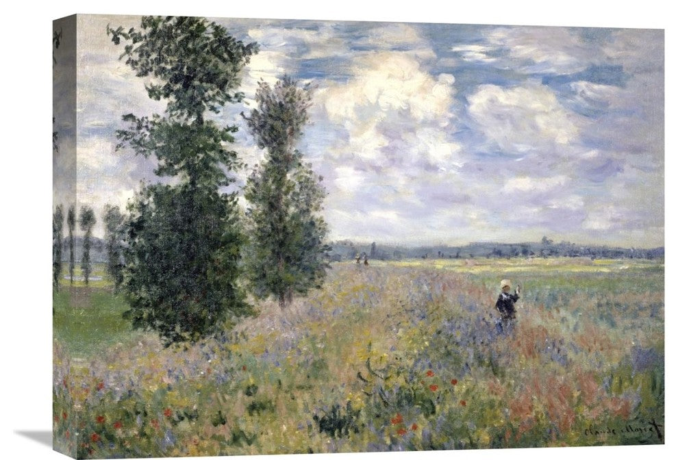 "The Poppy Field, Argenteuil" Artwork, 22"x16"