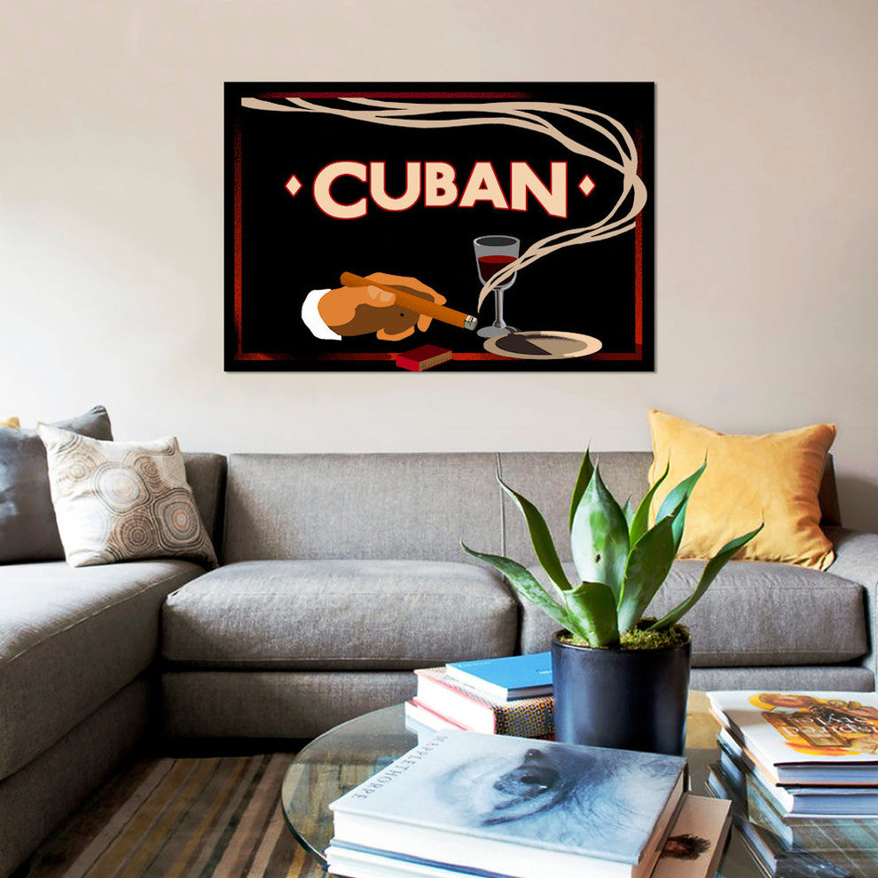 "Cuban" by Vintage Apple Collection, Canvas Print, 26x18"
