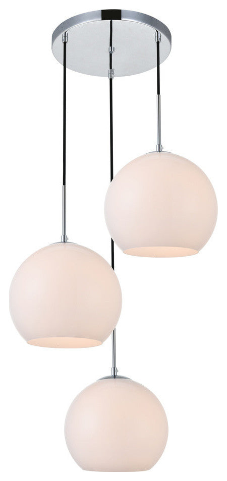 Living District LD2215C Nostalgic 3-Light Pendant