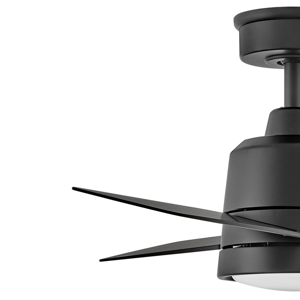 Chet 36" Ceiling Fan, Matte Black