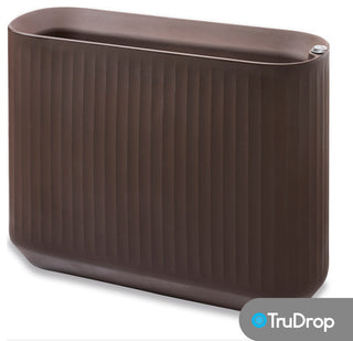 TruDrop Self-Watering Modular Privacy Planter Box - Bark, 40"x14"x30"H