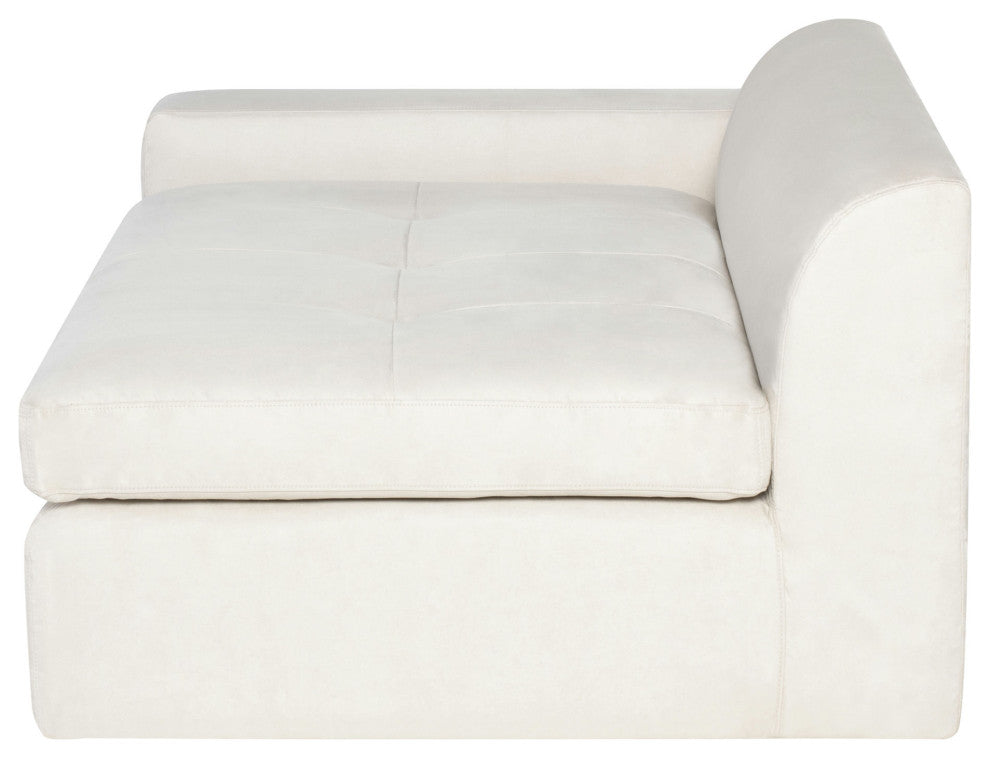 Lola Champagne Microsuede Fabric Modular Sofa, HGSN341