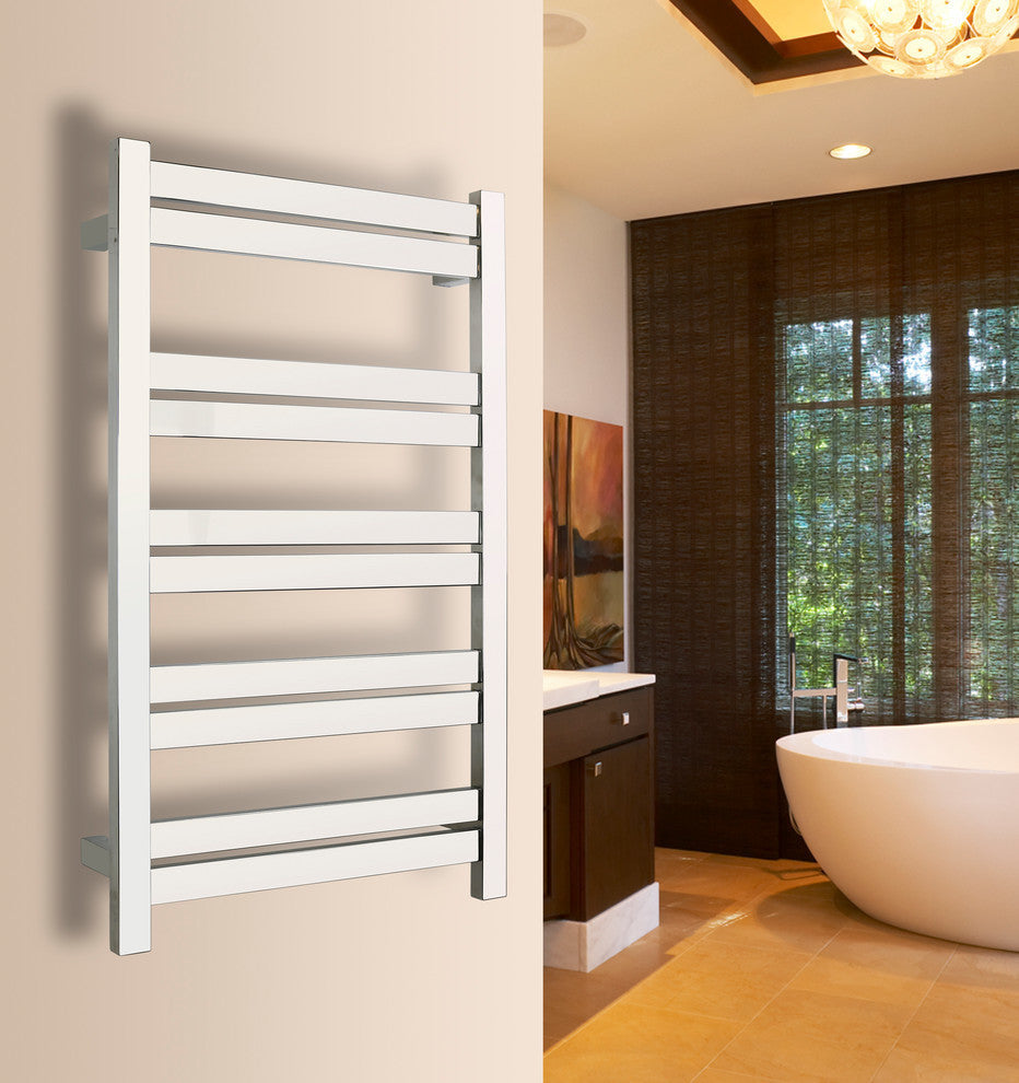 Grande Towel Warmer, Polished, 10 Bars