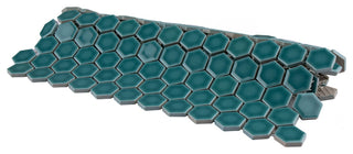 Tribeca 1" Hex Jade Porcelain Floor and Wall Tile