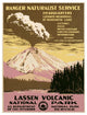 "Lassen Volcanic National Park, ca. 1938" Paper Art, 14"x18"