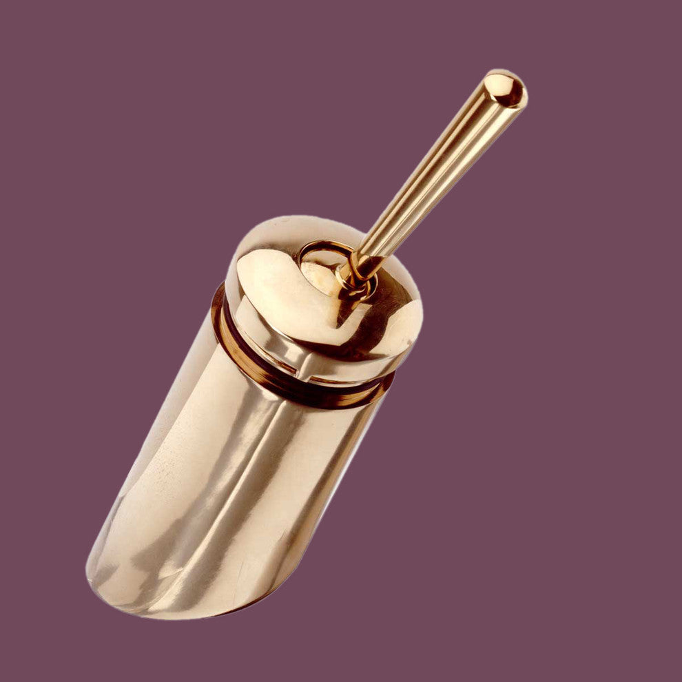 Short Waterfall Faucet Heavy Cast Brass Gold PVD Round |