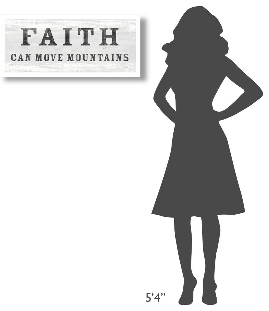 "Signs of Faith VI" Digital Paper Print by Sue Schlabach, 32"x14"