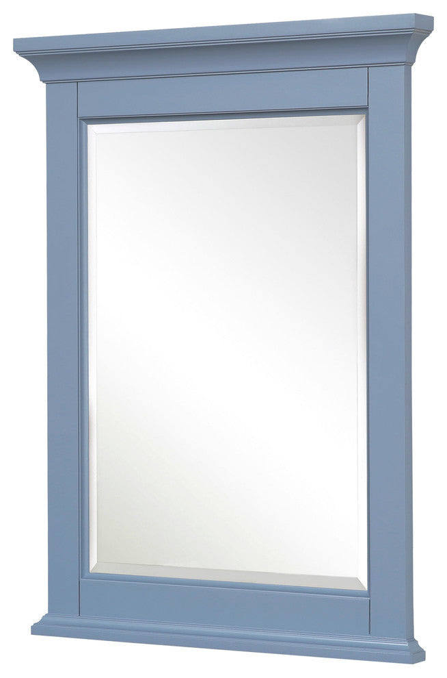 Newport 24" Wall Mirror, Powder Blue
