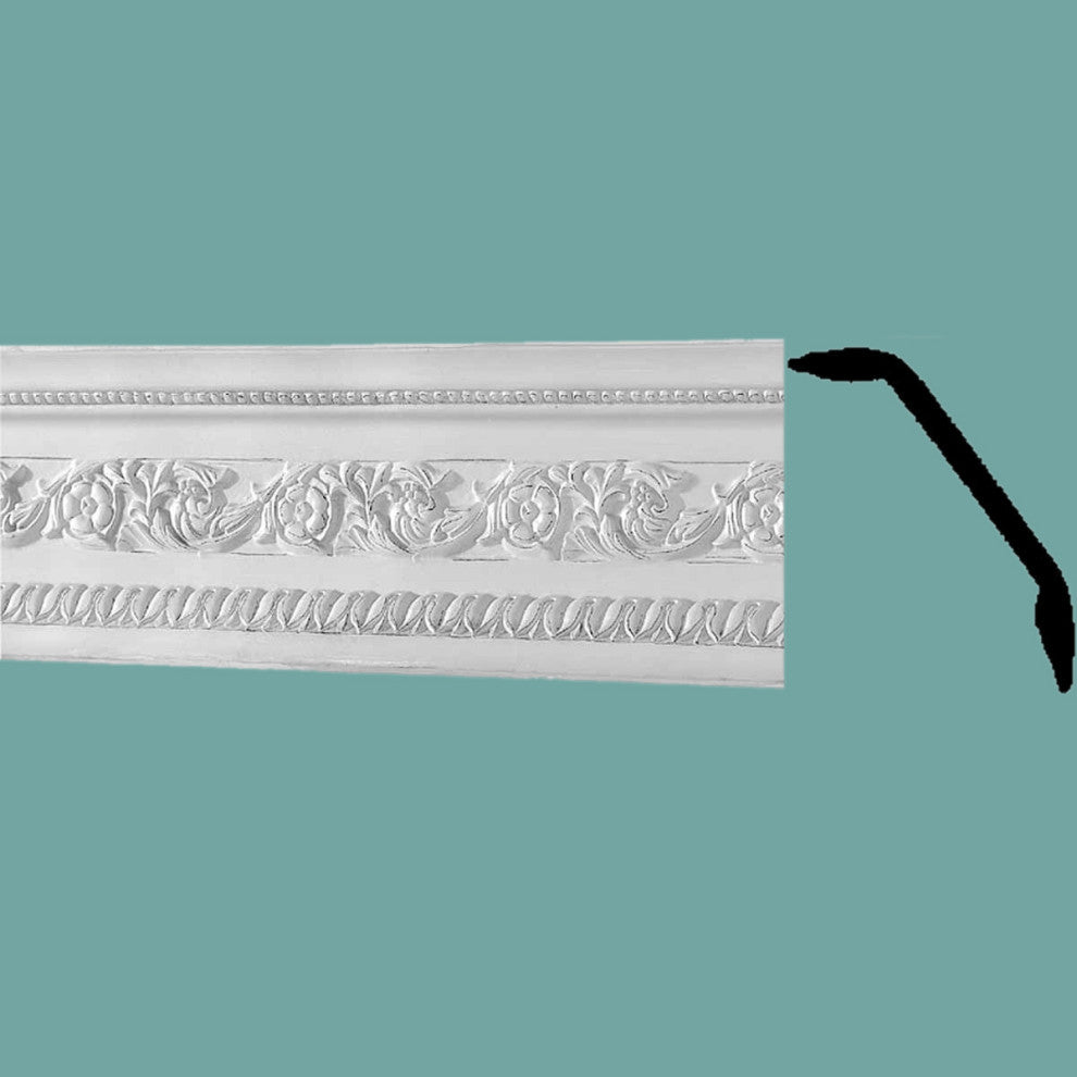Cornice White Urethane  78 7/8" L  Garden Ornate |