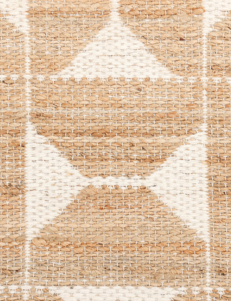 Elle Handmade Area Rug Ivory, 8' 0" X 10' 0"