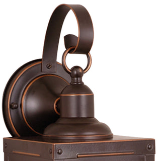 Bryce 5" Deer Outdoor Wall Light Burnished Bronze