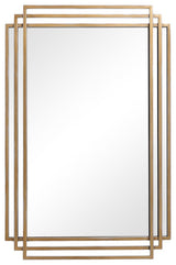Uttermost Amherst Brushed Gold Mirror, 09688