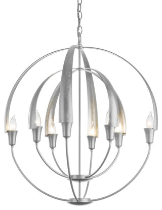 Double Cirque Chandelier, Vintage Platinum Finish