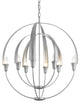Double Cirque Chandelier, Vintage Platinum Finish
