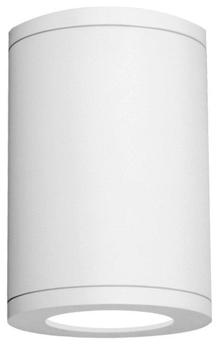 WAC Lighting Tube 7" Flush Mount 2700K Flood Beam, White