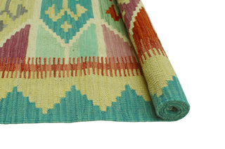 Sangat Flatweave Alicia Ivory/Gold Rug, 4'3 x 6'0