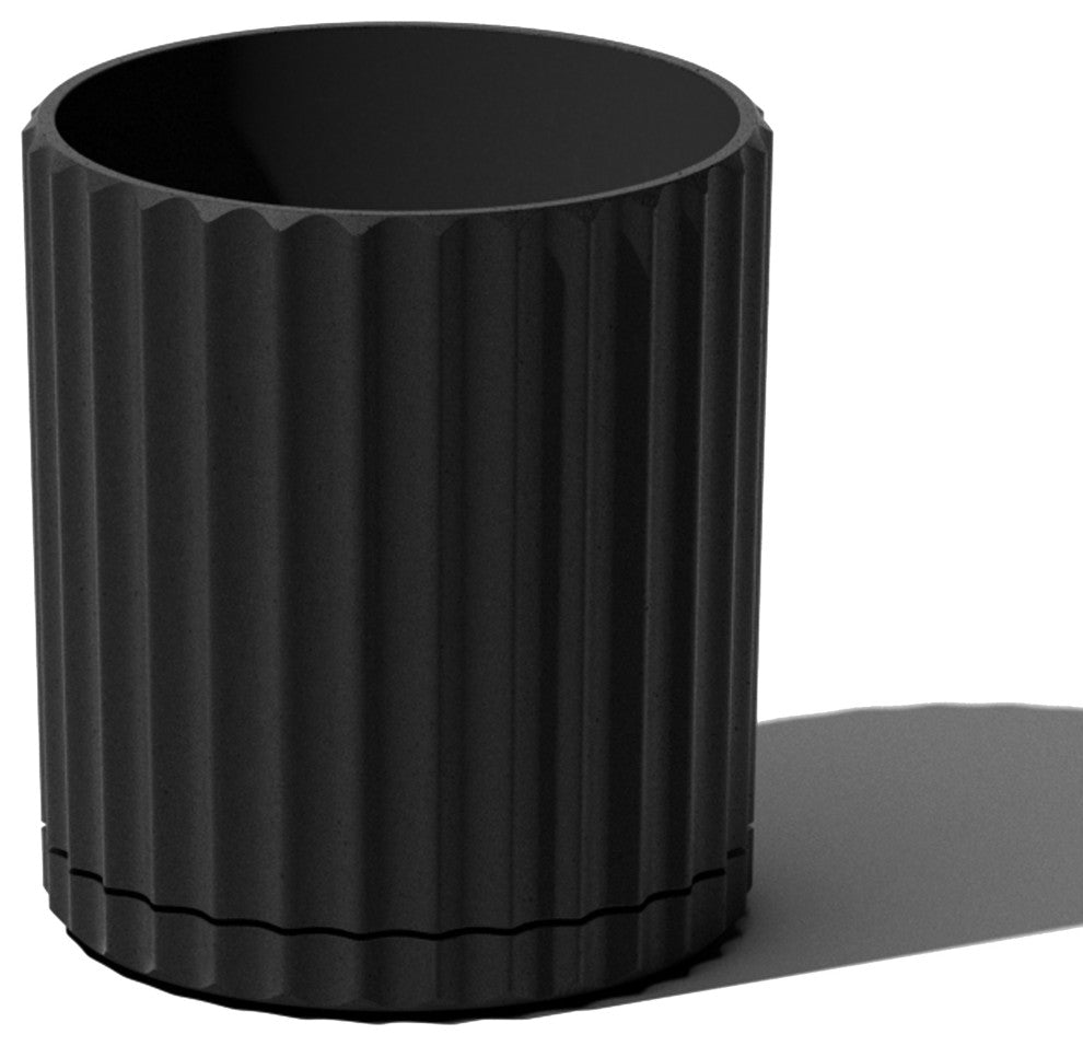 Veradek Demi Series Demi 6" Planter, Black, 6 Inch, 1 Pack
