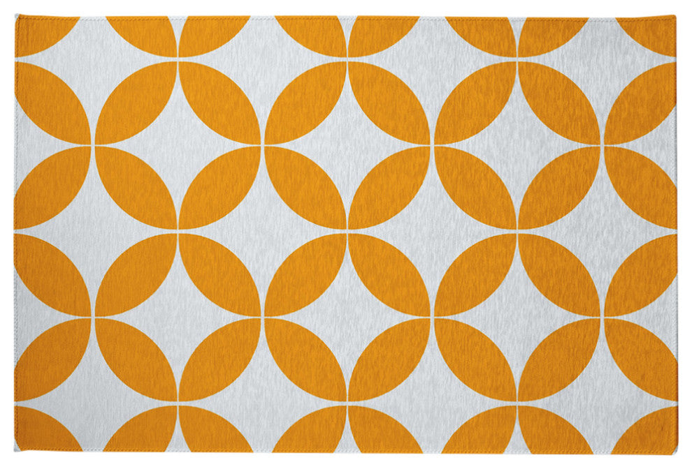 Eye Opener Spring Chenille Rug, Mango, 2'x3'