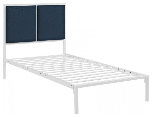 Della Twin Fabric Bed