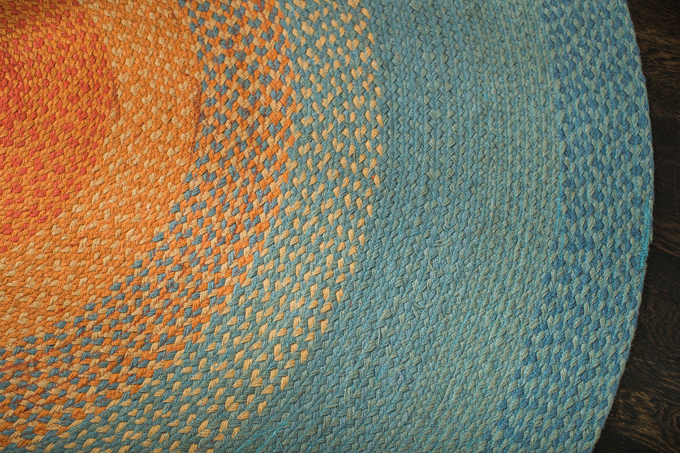 Olwyn Braided Round Area Rug, 8'