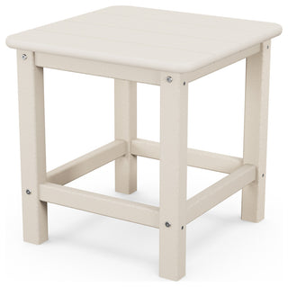 Polywood Seashell 18" Side Table, Sand