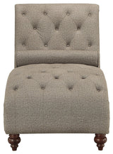 Bolingbrook Chaise With Bolster Pillow, Brown