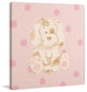 Marmont Hill, "Snuggly Puppy" by Reesa Qualia Painting on Wrapped Canvas, 40x40